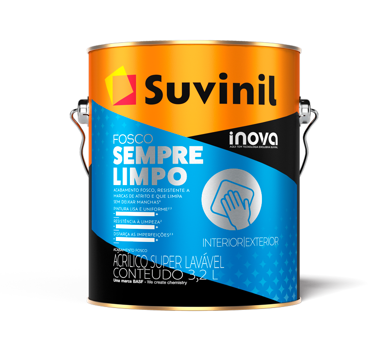 Tinta Suvinil Sempre Limpo
