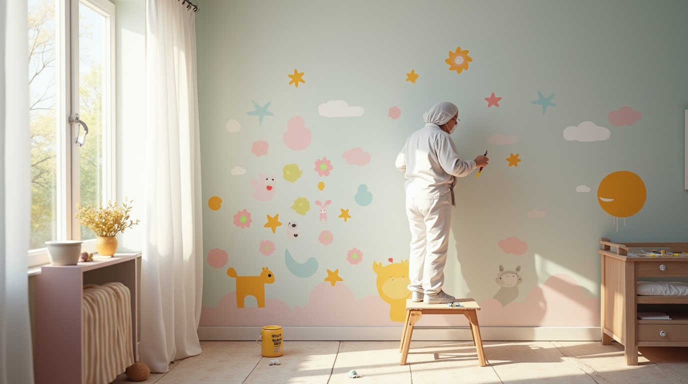 Pintura de Quarto de Bebê