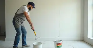 Pintura com Tinta Lavável e Antimofo