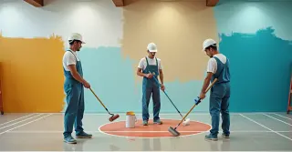 Pintura de Ginásios Escolares