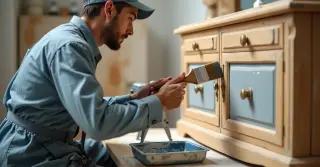 Pintura de Móvel de Madeira