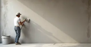 Pintura de Parede Cimento Queimado