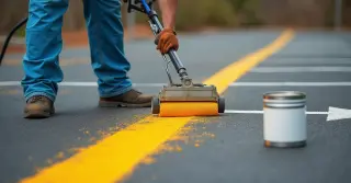 Pintura Demarcação Estacionamento