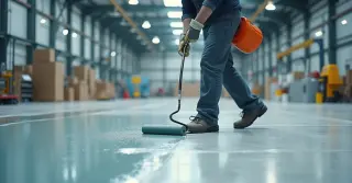 Piso com Resina Epóxi